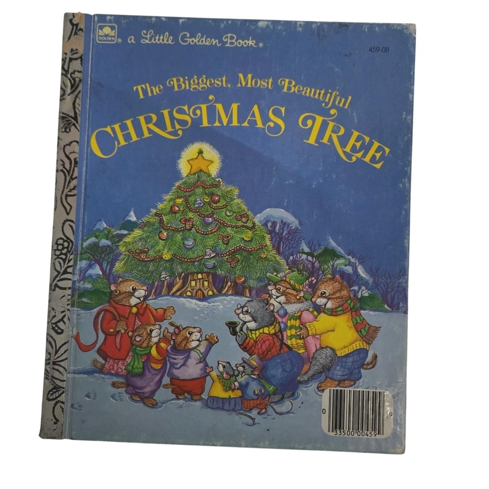 Golden Little Golden Book The Biggest Most Beautiful Christmas Tree Good 1985